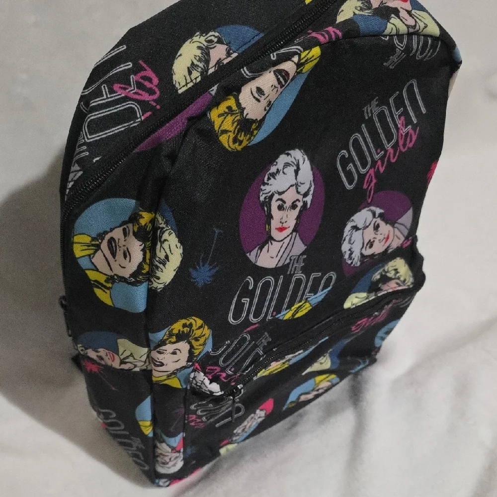 The‎ Golden Girls Patterned Black Backpack